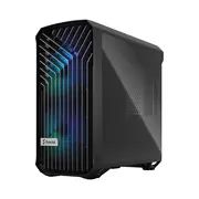 Fractal Design Torrent Compact - Gaming PC Case, RGB, TG Light Tint, Black