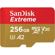 SanDisk Extreme - 256GB Memory Card, microSDHC