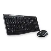 Logitech Wireless Combo MK270 - Keyboard + Mouse Set, RF Wireless, Hebrew, Black