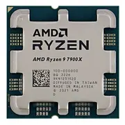 AMD Ryzen 9 7900X - CPU, 4.7GHz, 12-Cores, 24-Threads, 64MB, L3, Tray