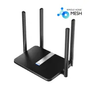 Cudy LT500 - Wireless Router, Fast Ethernet, Dual-band (2.4GHz / 5GHz), 4G, Black