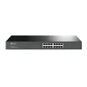 TP-Link TL-SG1016 - Network Switch, Unmanaged, Gigabit Ethernet (10/100/1000), 1U, Black