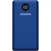 ADATA P20000QCD - Power Bank, Lithium Polymer (LiPo), 20000mAh, Blue