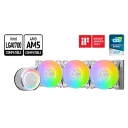 MSI MAG CORELIQUID E360 WHITE - Processor Liquid Cooling Kit, 12cm