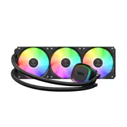 GAMDIAS AURA GL360 V2 - Liquid CPU Cooler, 360mm, ARGB, Black