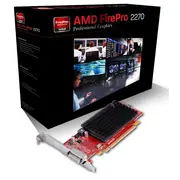 AMD FirePro 2270, 1GB GDDR3, PCI-E 2.0x16, DVI, VGA, DMS-59, 3YR