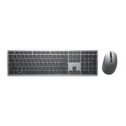 DELL KM7321W - Keyboard + Mouse Set, RF Wireless + Bluetooth, QWERTY, Hebrew, Grey, Titanium
