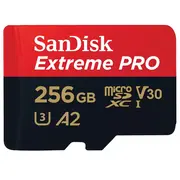 SanDisk Extreme PRO - 256GB Memory Card, MicroSDXC, UHS-I, Class 10