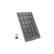 Lenovo Go - Wireless Numeric Keypad, Universal, Bluetooth/USB/R,F Wireless, Grey