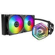 CoolerMaster 240 ATMOS - ARGB Liquid CPU Cooler, Black