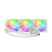 GAMDIAS AURA GL360 V2 - Liquid CPU Cooler, 360mm, ARGB, White
