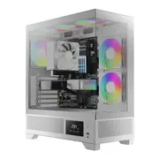 GAMDIAS ATLAS M1 - Gaming PC Case, White