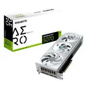 GIGABYTE GeForce RTX 5070 AERO OC 12G Graphics Card - 12GB GDDR7, 192bit, PCI-E 5.0