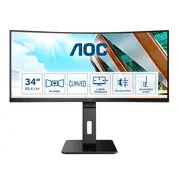 AOC P2 CU34P2A LED - 34" Monitor, Quad HD, VA, Black