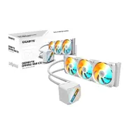 GIGABYTE GAMING 360 + Liquid CPU Cooler, 3x120mm ARGB Fans (לבן)