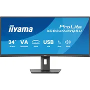iiyama ProLite XCB3494WQSU-B1 - 34" Monitor, UltraWide Quad HD, LED, Black