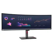 Lenovo ThinkVision P49w-30 LED - 49" Monitor, 5K Ultra HD, IPS, Black