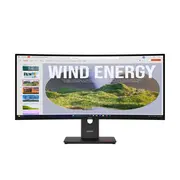 Lenovo ThinkVision T34WD-40 LED - 34" Monitor, Wide Quad HD, LED, Black