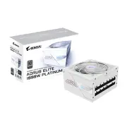 GIGABYTE AORUS ELITE P1000W ICE - 1000W Power Supply Unit, PCIe 5.0, 80 PLUS Platinum, Fully modular