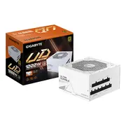 GIGABYTE UD1000GM PG5 V2 ICE - 1000W Power Supply Unit, PCIe Gen 5.1, 80 PLUS Gold, Fully Modular, White
