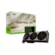 MSI GEFORCE RTX 5080 16G INSPIRE 3X OC - Graphics Card, NVIDIA, GeForce RTX 5080, 16GB, GDDR7