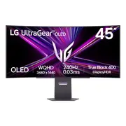 LG 45GX900A-B Computer Monitor, 44.5", Wide Quad HD, OLED, 240Hz, Black