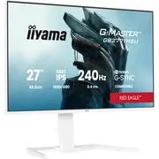 iiyama G-MASTER GB2771HSU-W1 Computer Monitor - 27", Full HD, Fast IPS, 240Hz, White