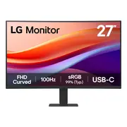 LG 27U421A-B Computer Monitor - 27", Full HD, LED, VA, 100Hz, Black