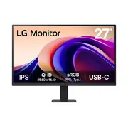 LG 27U631A-B Computer Monitor - 27", Quad HD, IPS, 100Hz, Black