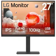 LG 27BA650-B Computer Monitor, 27", Full HD, IPS, 100Hz, Black