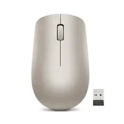 Lenovo 530 Mouse, Office, Ambidextrous, RF Wireless, Optical, 1200DPI, Beige
