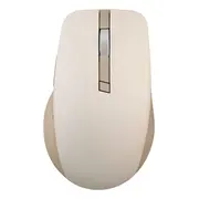 ASUS SmartO MD200 Silent Plus - Mouse, Office, Ambidextrous, RF Wireless + Bluetooth, Optical, 4200DPI, Biege