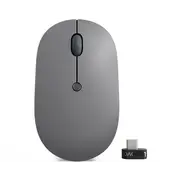 Lenovo Go Mouse, Office, Ambidextrous, RF Wireless, Optical, 2400DPI, Grey