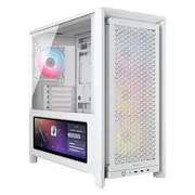 Corsair FRAME 4000D LCD RS ARGB Premium PC Case, White