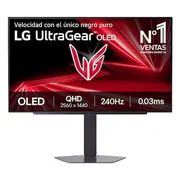LG 27GX704A-B מסך מחשב 68.6 ס"מ (27 אינצ') 2560 x 1440 פיקסלים Quad HD OLED שחור, 27GX704A-B