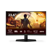 AOC G4 C24G42E Computer Monitor - 23.6", Full HD, LED, Black, Red