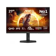 AOC G4 Q27G4XF Gaming Monitor - 27", Quad HD, LED, Fast IPS, Black, Grey