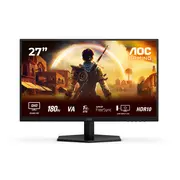 AOC G4 Q27G42XNE Gaming Monitor - 27", Quad HD, LED, Black, Red