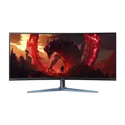 Acer ED0 Nitro ED340CUJ0 Monitor - 34" Wide Quad HD, Curved, 1500R, 180Hz, 1ms, ZeroFrame, HDR10, AdaptiveSync, Black