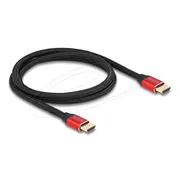 Delock Ultra High Speed HDMI Cable, 48Gbps, 8K, 60Hz, 1m, Red