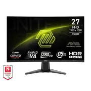 MSI MAG 276CXF Gaming Monitor - 27", Full HD, VA, Black