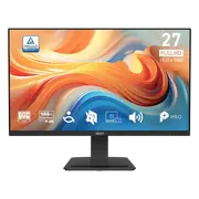 MSI Pro MP273 E14A Monitor - 27", Full HD, IPS, 144Hz, Black