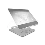 Delock Tablet and Laptop Stand Adjustable, Aluminium