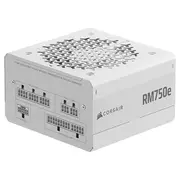 Corsair RM750e - Power Supply Unit, 750W, 20+4 pin, ATX, 80+ Gold, White