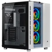 Corsair Crystal 680X RGB Tempered Glass ATX Gaming PC Case, White