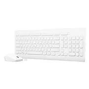 Lenovo GX30W75337 - Essential Wireless Keyboard and Mouse Combo, White
