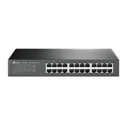 TP-LINK TL-SG1024D - Network Switch, Unmanaged, Gigabit Ethernet (10/100/1000), Gray
