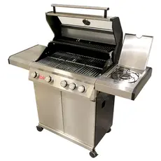 Stanley HABQ-4010S - Gas BBQ, 4 + 1 Stainless Steel