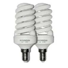 נורה אקו T2 ספירל אור יום E14 15W X2