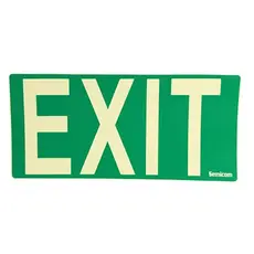 מדבקה EXIT לשלט הכוונה אור